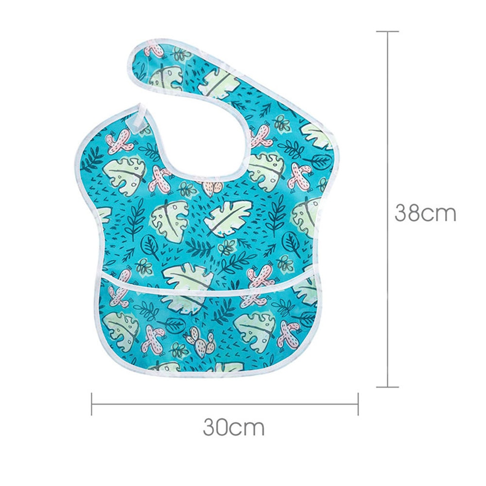 Waterproof Baby Bibs 100% Polyester TPU Coating Feeding Cloth Bibs Washable Jninth Baby Bibs With Food Catcher for Babies Towel